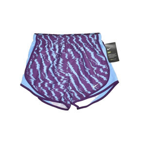 NEW Nike Dri-FIT Women's Tempo Running Shorts Purple Light Blue Size S